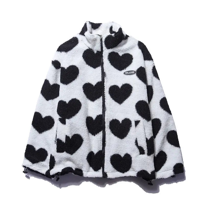 Şeseland Heart Patterned Jacket