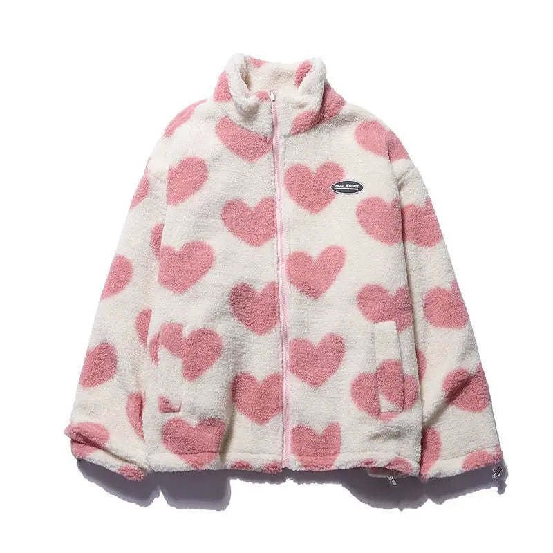 Şeseland Heart Patterned Jacket